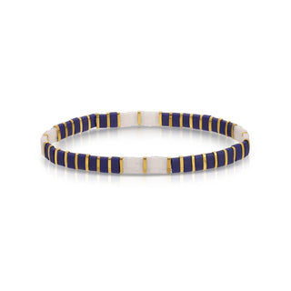 Choose Your Colors - Miyuki Tila Bracelets: Blue/Green/White
