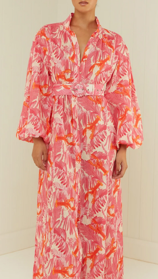 PALM NOOSA  NODDY DRESS, PINK LOBSTER