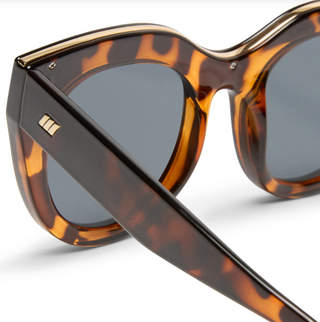 LE SPECS AIR HEART SUNGLASSES, TORT