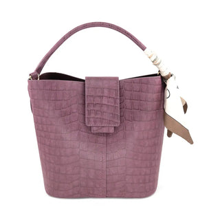 LUCIA LARGE BAG - BURGUNDY