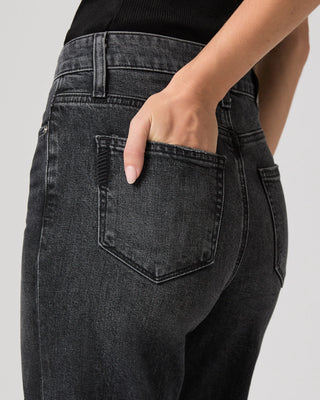 ANESSA 31IN RAW HEM DENIM, VIPER BLACK