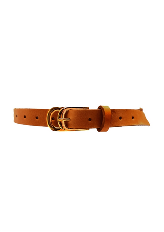 INFINITY BELT – CLASSIC JEAN BELT - COGNAC | POLISHED FIT