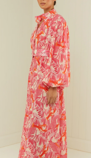 PALM NOOSA  NODDY DRESS, PINK LOBSTER