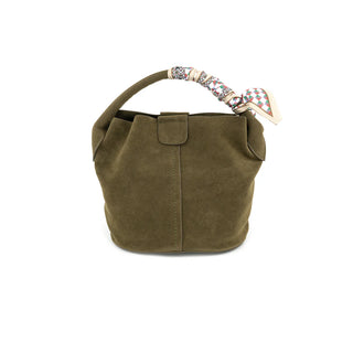 EVERYDAY SUEDE TOTE, OLIVE