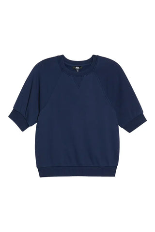 QUEENIE SWEATSHIRT, WASHED NAVY