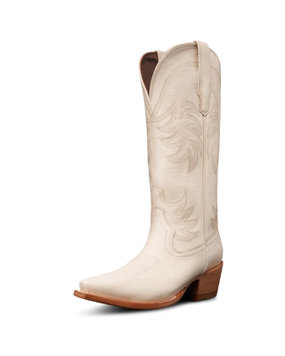 THE ANNIE BOOT, BONE COWHIDE