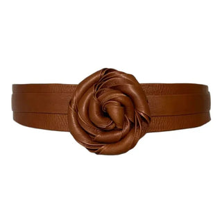 MIDI WRAP BELT - WHISKEY