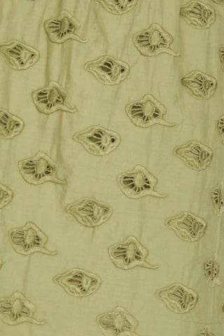 AZUA SKIRT, DILL OYSTER EYELET