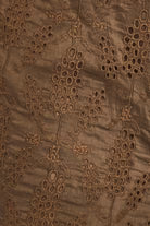 CHATHAM TOP, CHOCOLATE HYACINTH EYELET