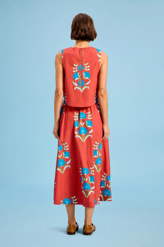 PAVILLION SKIRT, CINNALEAF