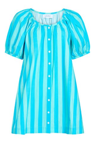 DAY DRESS, SURF STRIPES