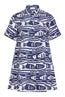DOCK DRESS, FISH PRINT