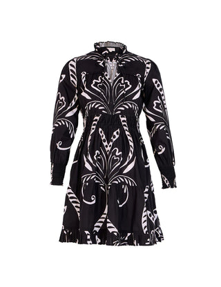 ALICE DRESS, FOUNTAIN BLACK