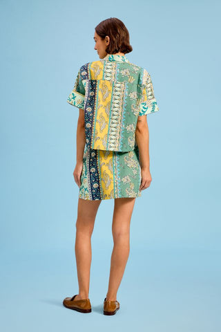 CLUB SHIRT, PAISLEY ROBBON