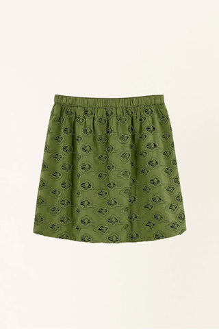 AZUA SKIRT, DILL OYSTER EYELET