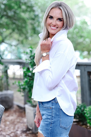 PIPER LONG SLEEVE TOP, WHITE