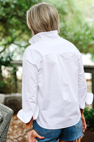 PIPER LONG SLEEVE TOP, WHITE