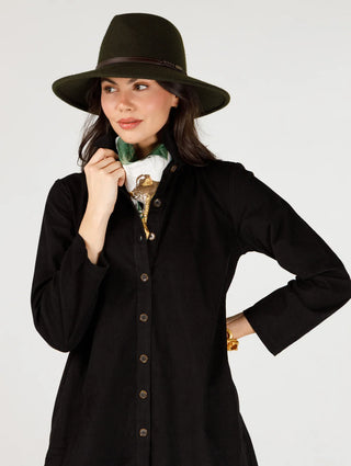 ADELE DRESS, BLACK CORD