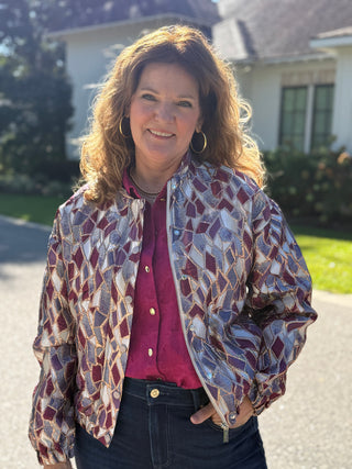 BOMBER JACKET, MOSAIC