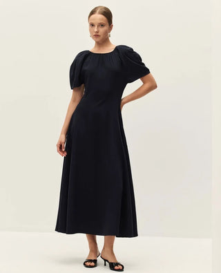 TYRA DRESS, NAVY