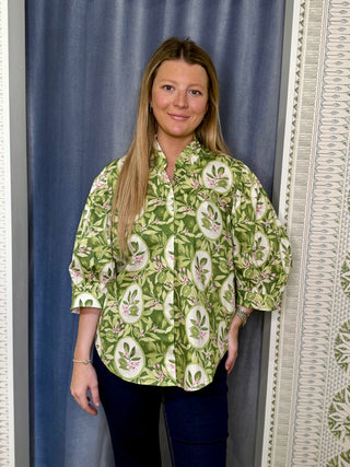 LAURA TOP, KEY LIMES IN GREEN