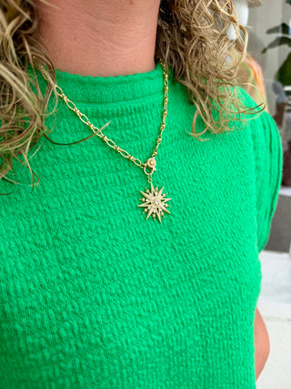 IMOGEN TOP, KELLY GREEN