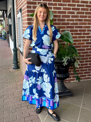 ADA SKIRT, INK FLORALS