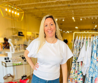 ANGEL CREW NECK, WHITE