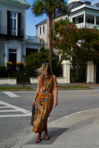 ISABELLA DRESS, FALL BANDANA