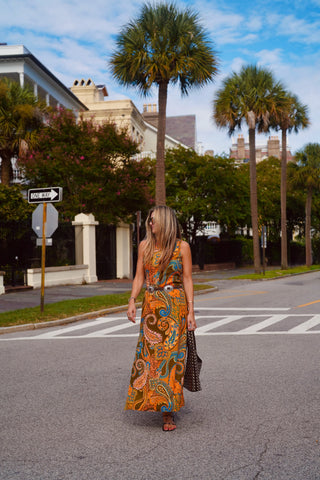 ISABELLA DRESS, FALL BANDANA