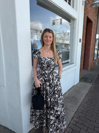 VIOLA DRESS, BLACK TOFFEE