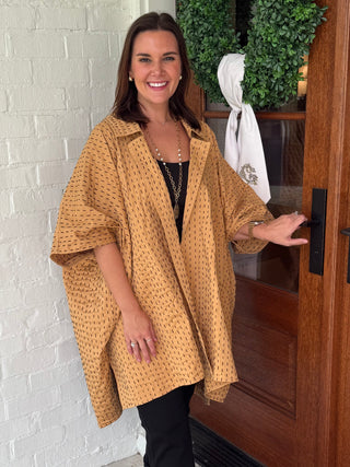 SELA COAT, CAMEL