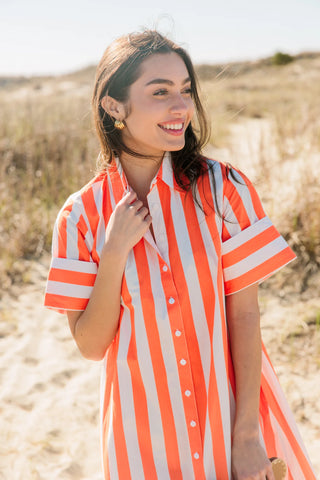 GIBBONS DRESS, SUNNY STRIPES