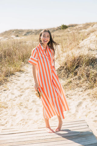 GIBBONS DRESS, SUNNY STRIPES
