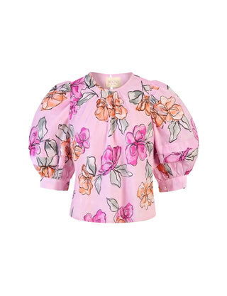 LILLY TOP, VIA ROMA BLUSH