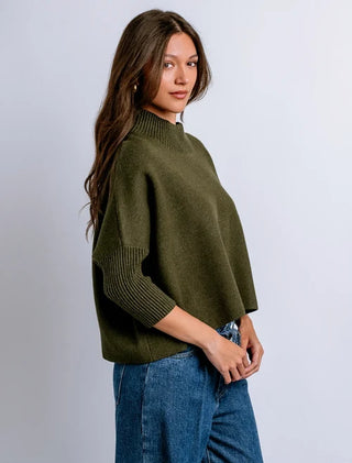 AJA SWEATER, OLIVE
