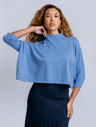 AJA ORTHO SWEATER, LIGHT BLUE