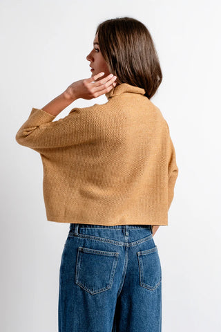AJA 'LONDON' SWEATER, CAMEL