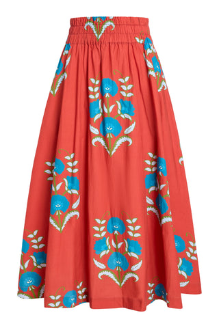 PAVILLION SKIRT, CINNALEAF