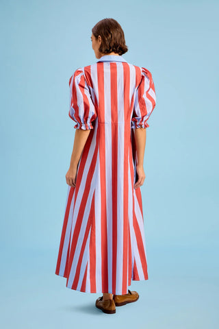 ROSIE DRESS, HEARTH STRIPE