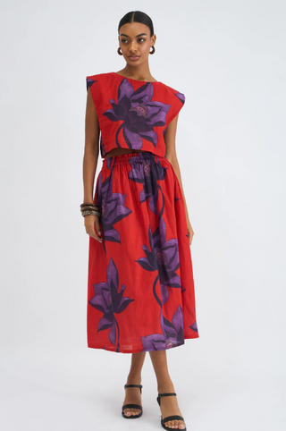 AMBER SKIRT, LOTUS SUNSET