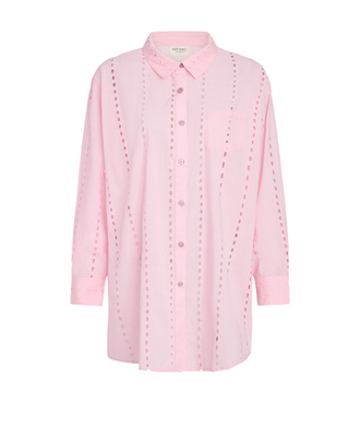 POSITANO SHIRT DRESS, LIGHT PINK