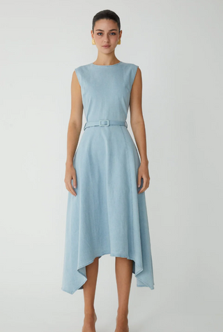 KIT DRESS, LIGHT WASH