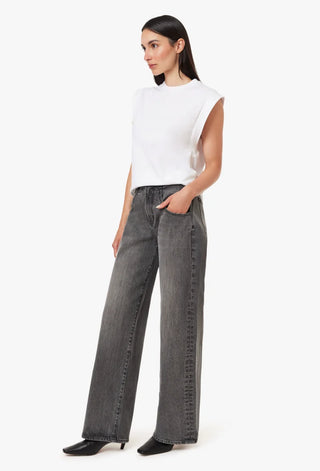 BLAINE HIGH RISE STRAIGHT, CHARCOAL