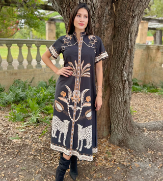 SYDNEY SHIRTDRESS, OASIS BLACK