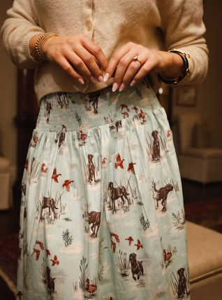 BETSY SKIRT, DOGS & DRAKES