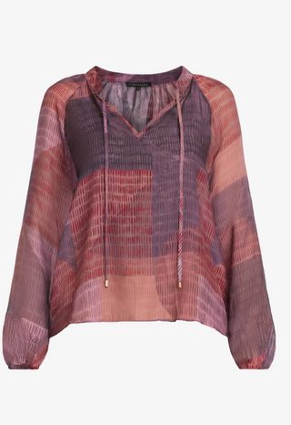 SOPHIE TOP, DUSKY GEO
