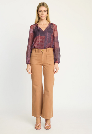 SOPHIE TOP, DUSKY GEO