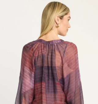 SOPHIE TOP, DUSKY GEO