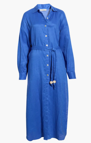 THE SHIRTDRESS, SAPPHIRE BLUE